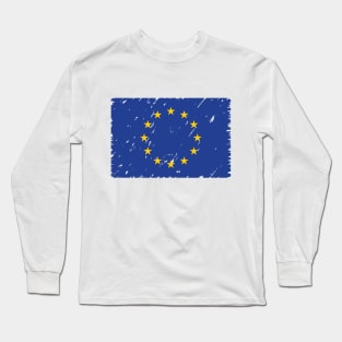 Flag Europe. Europe flag. Long Sleeve T-Shirt